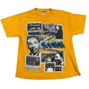 Vintage 05 Martin Luther King Jr MLK I Have A Dream Double Sided T-shirt Men XL